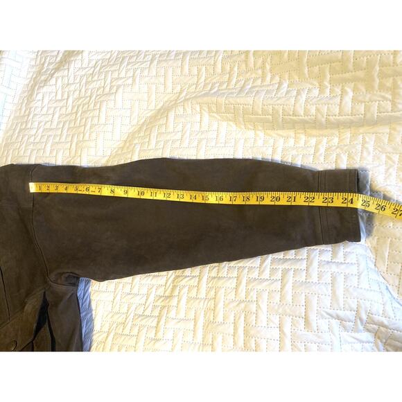 EXCELLED Leather Jacket Size Large Vintage Cowhide Soft Supple Bomber Flight - Picture 13 of 16